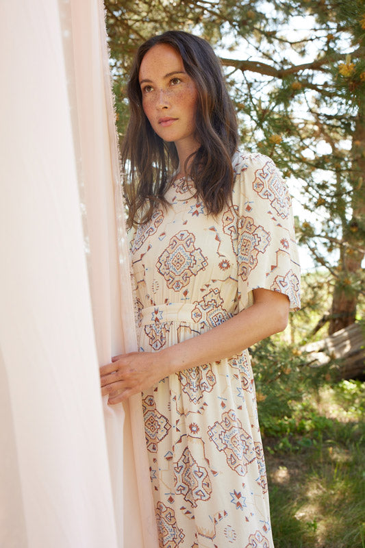 NOA NOA womenswear spring summer - Cream patterned dress